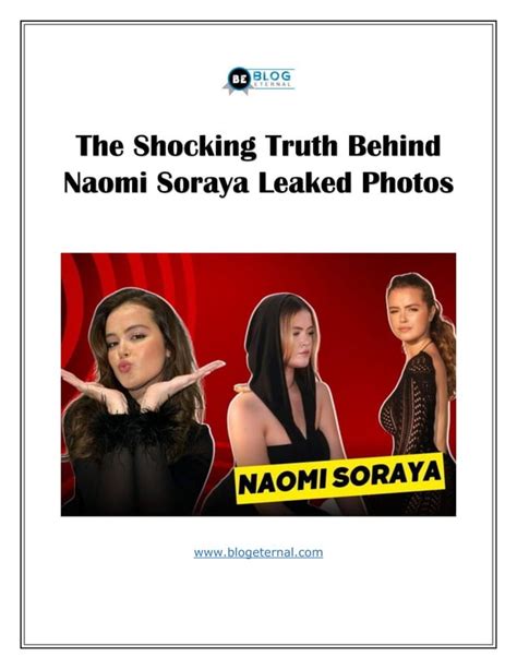 naomi soraya leaked|Naomi Soraya Scandal Unraveled